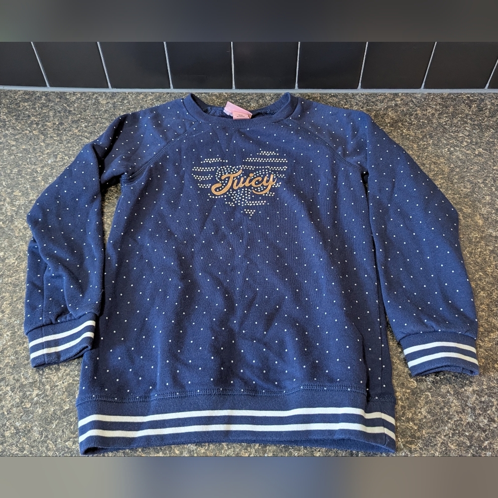 Juicy Couture Navy Kids Sweatshirt